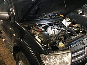 Диагностика Mitsubishi Pajero Sport: фото работ автосервиса ДжапСервис в Москве №1 Диагностика Mitsubishi Pajero Sport: фото работ автосервиса ДжапСервис в Москве №1